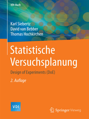 cover image of Statistische Versuchsplanung